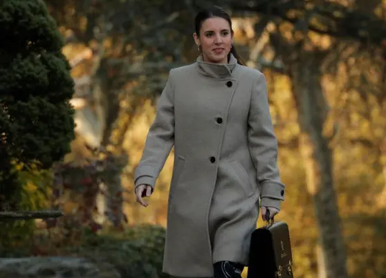 La ministra de Igualdad espa&ntilde;ola, Irene Montero, a su llegada al Palacio de la Moncloa para asistir al primer Consejo de Ministros del nuevo Gobierno espa&ntilde;ol en Madrid, Espa&ntilde;a, el 14 de enero de 2020.EFE