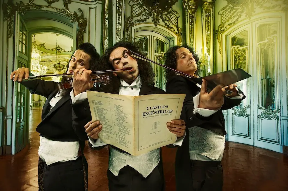 La c&oacute;mica puesta en escena musical de Cl&aacute;sicos Exc&eacute;ntricos.