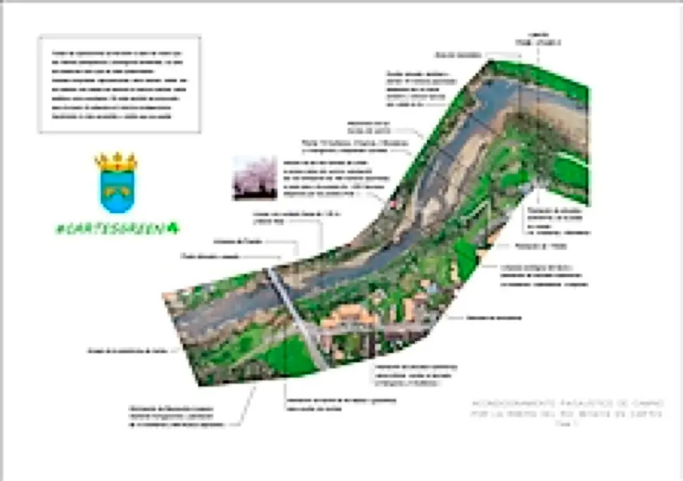 Imagen del proyecto de acondicionamiento paisaj&iacute;stico de la ribera del r&iacute;o Besaya.
