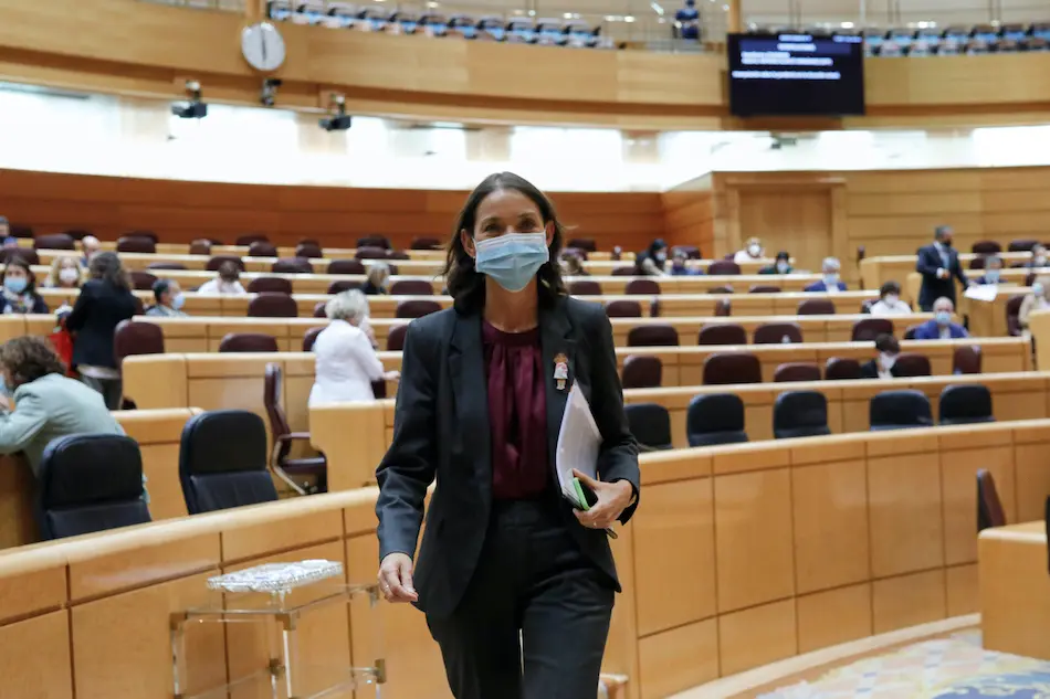 La ministra de Industria, Comercio y Turismo, Reyes Maroto. / E.PRESS