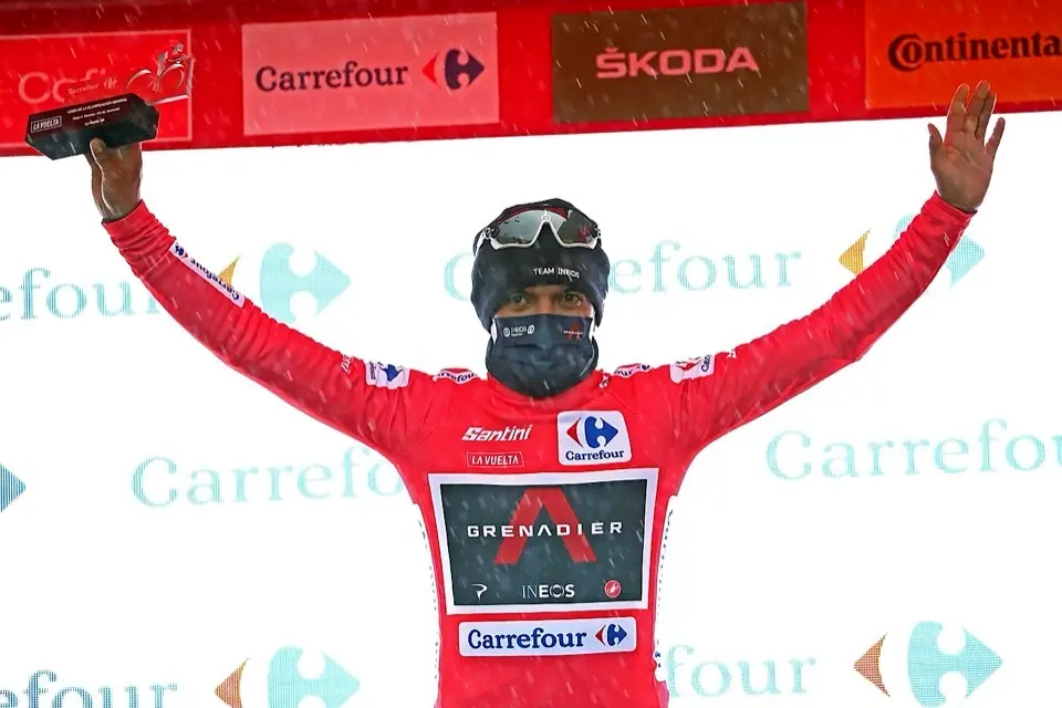 Richard Carapaz, l&iacute;der de la Vuelta a Espa&ntilde;a. / EFE