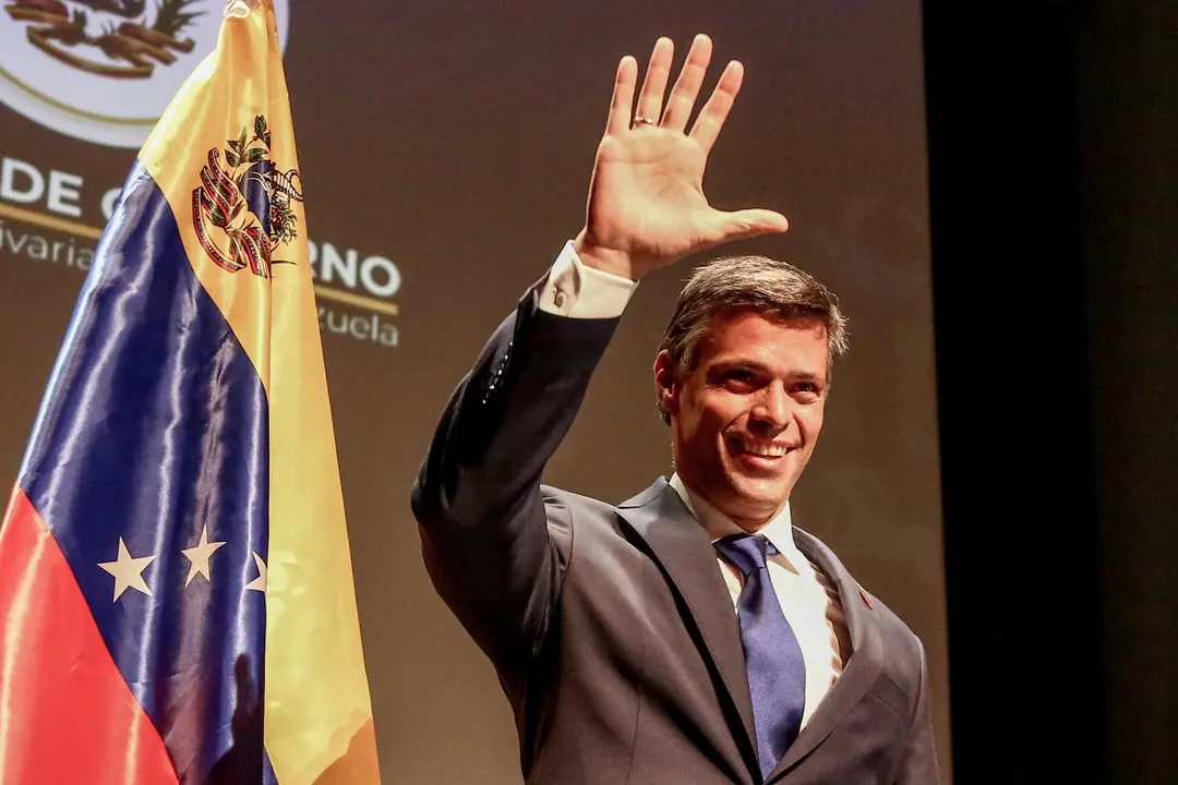 El l&iacute;der opositor venezolano Leopoldo L&oacute;pez 