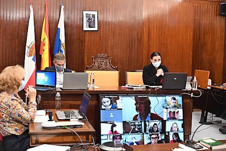 Un momento del pleno. / Hardy