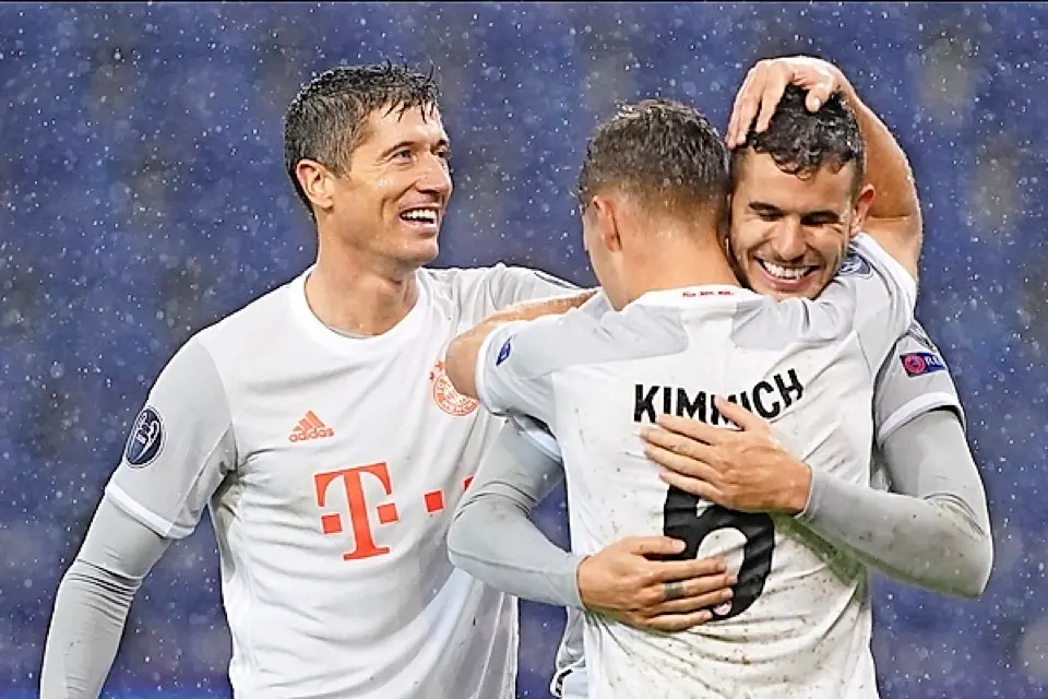 Los jugadores del Bayern Munich celebran un gol. / LUKAS BARTH-TUTTAS