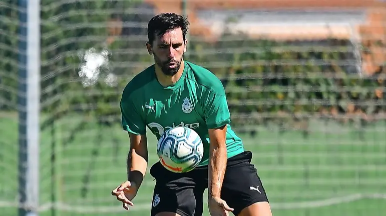 Jordi Figueras, en las instalaciones Nando Yosu. / Hardy