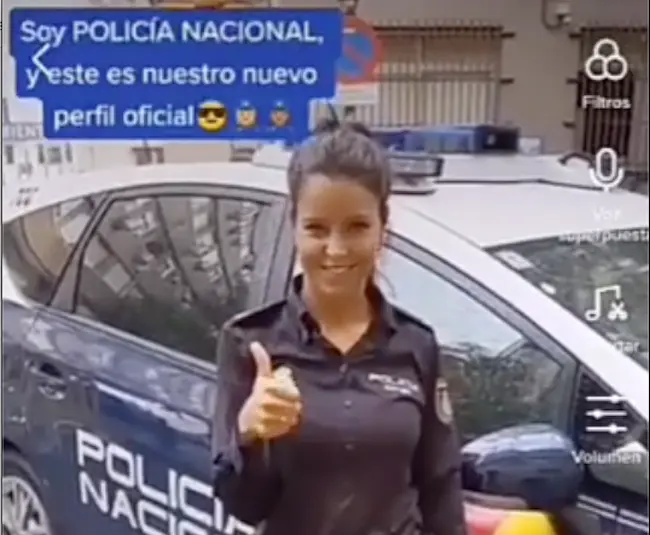 La Polic&iacute;a Nacional ha estrenado hoy @policia091, su nuevo perfil oficial en Tik Tok.