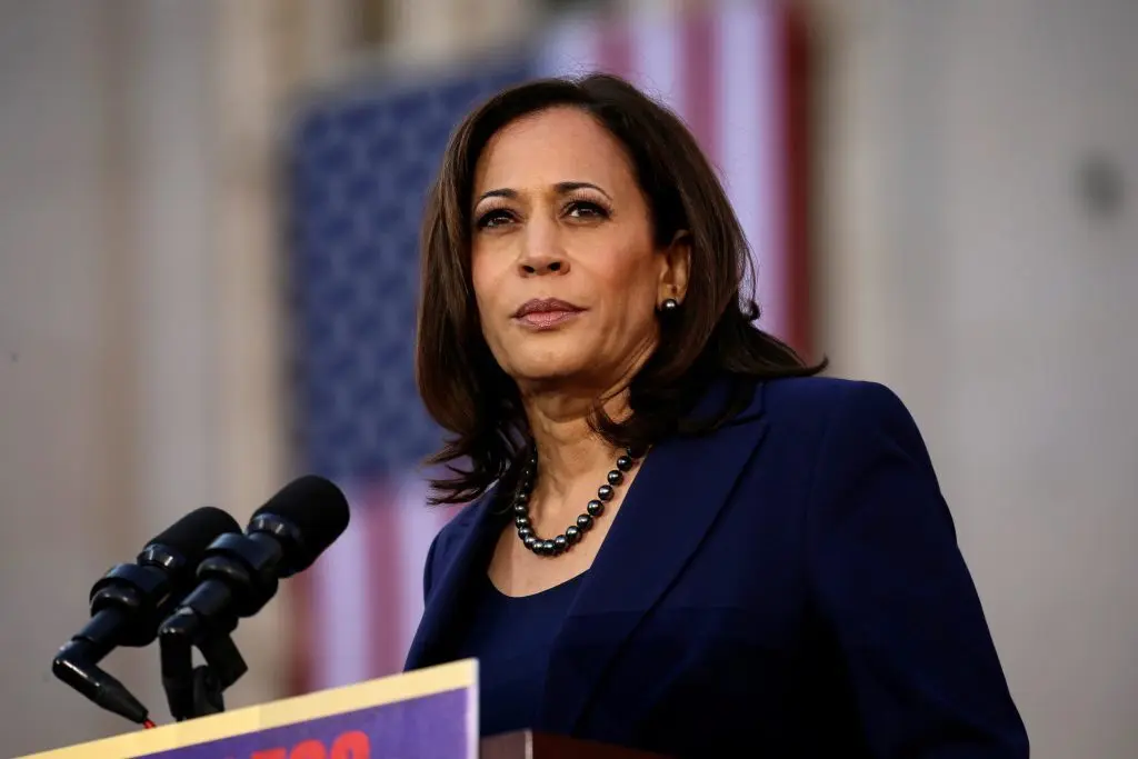 Kamala Harris, la compa&ntilde;era de f&oacute;rmula del candidato dem&oacute;crata Joe Biden. EFE/Jonathan Ernst/Archivo