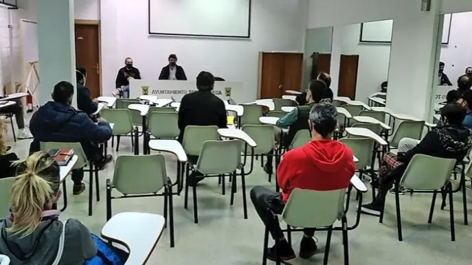Reuni&oacute;n con las escuelas deportivas.