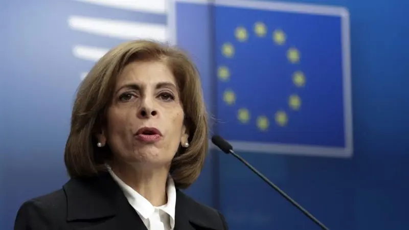 La comisaria de Salud y Seguridad Alimentaria, Stella Kyriakides. EFE/EPA/ARIS