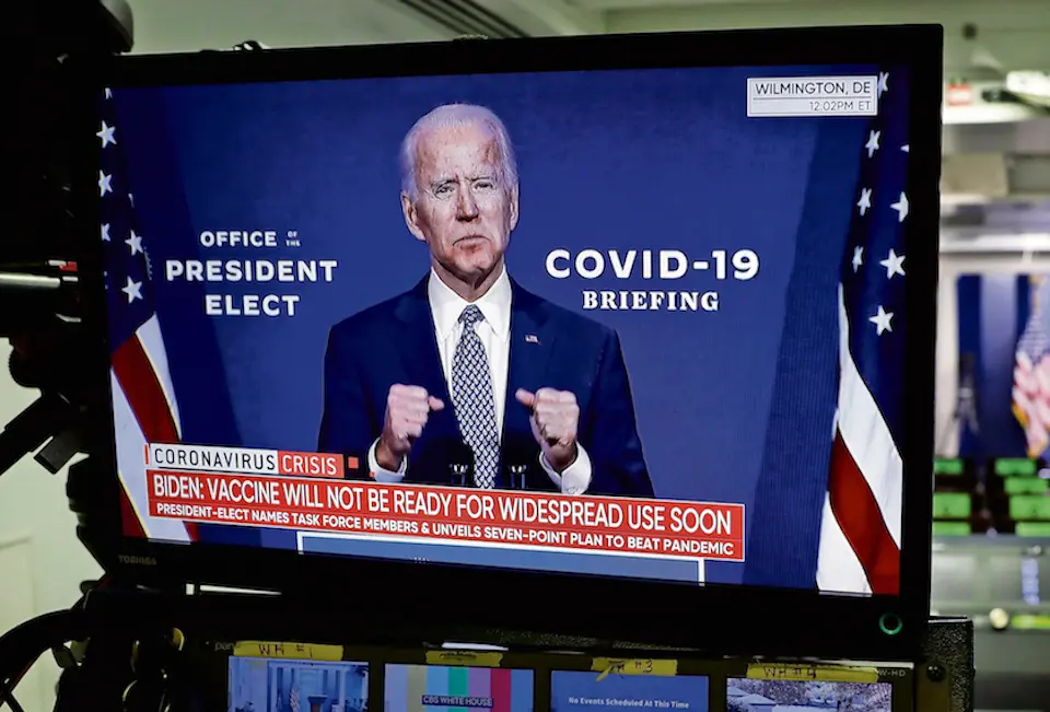 Joe Biden durante un discurso en la Casa Blanca. / YURI GRIPAS