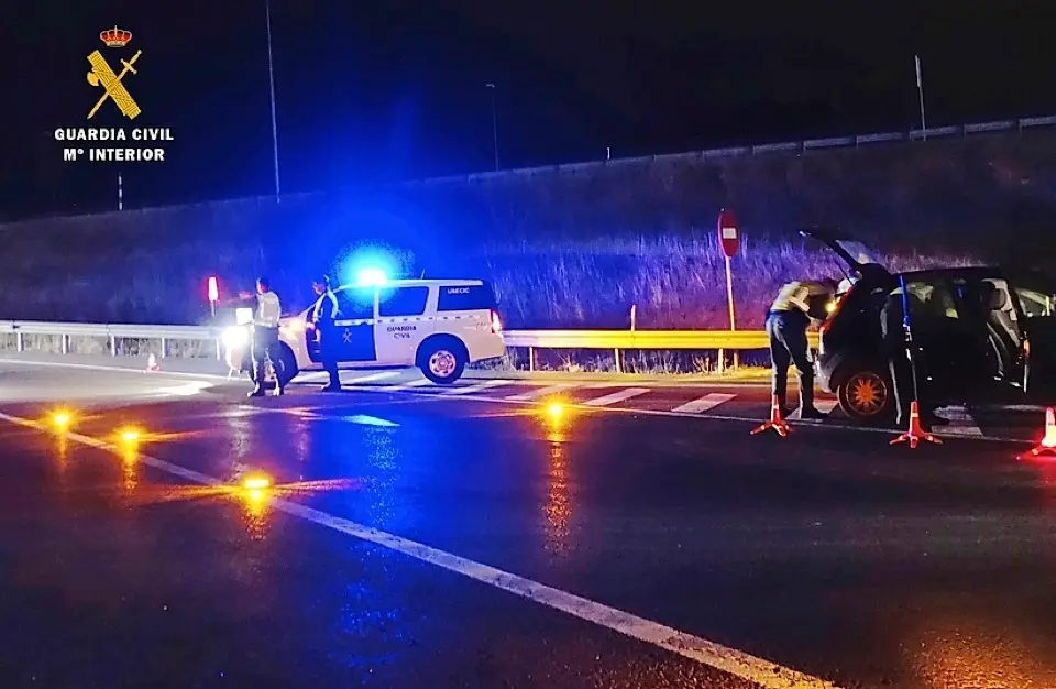 Momento de la detenci&oacute;n. / guardia civil