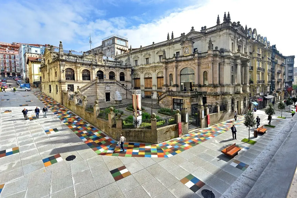 Vista del Museo de Arte Moderno y Contempor&aacute;neo (MAS) de Santander.