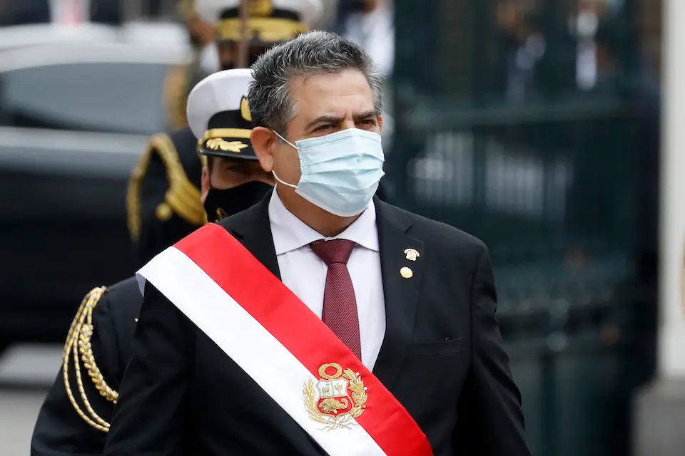 El expresidente de Per&uacute;, Manuel Merino. / E. PRESS