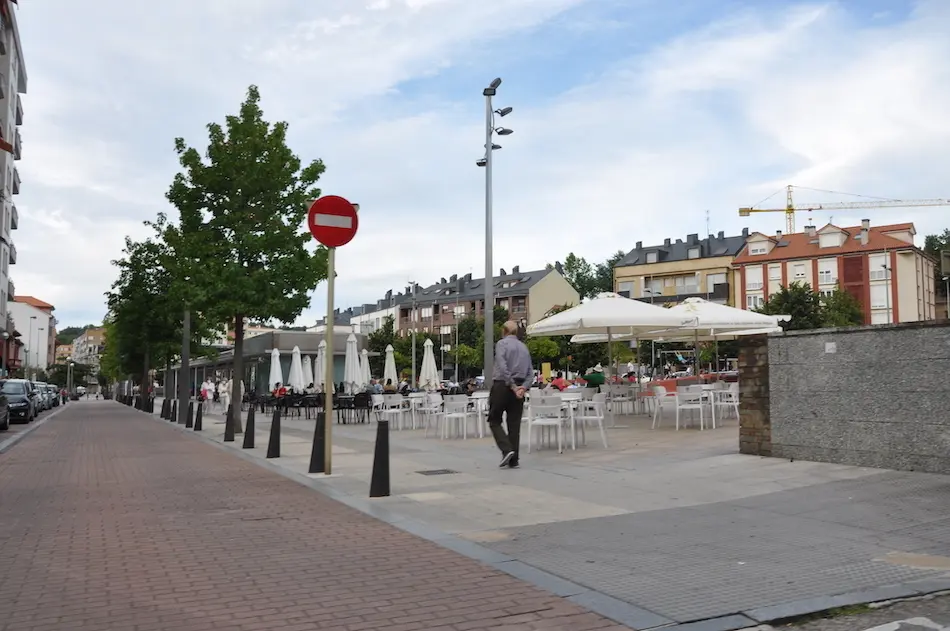 Vista del parque de La Llama en Torrelavega. / S.D.