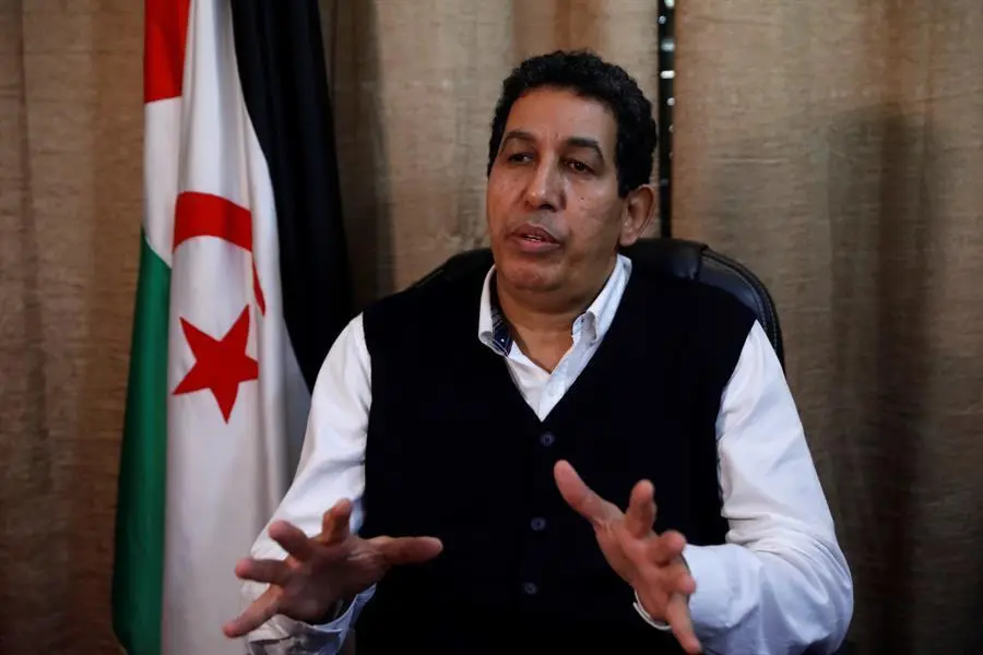 El representante del Frente Polisario para Espa&ntilde;a, Abdulah Arabi, en una entrevista con EFE sobre la escalada de tensi&oacute;n y violencia que, desde la semana pasada, les enfrenta a Marruecos. "De Espa&ntilde;a no esperamos nada, simplemente que no nos haga m&aacute;s da&ntilde;o del que nos ha hecho", asegura. EFE/J.J. Guill&eacute;n