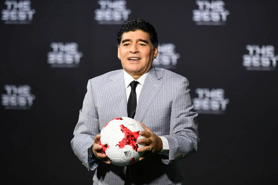 Fotograf&iacute;a de archivo de 2017 del futbolista Diego Maradona. / EFE
