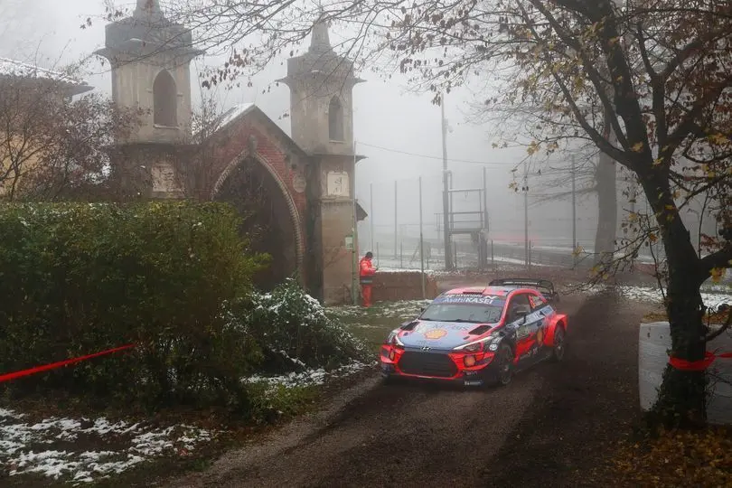 Dani Sordo en Autodromo Nazionale Monza durante la prueba de ayer. / FACEBOOK