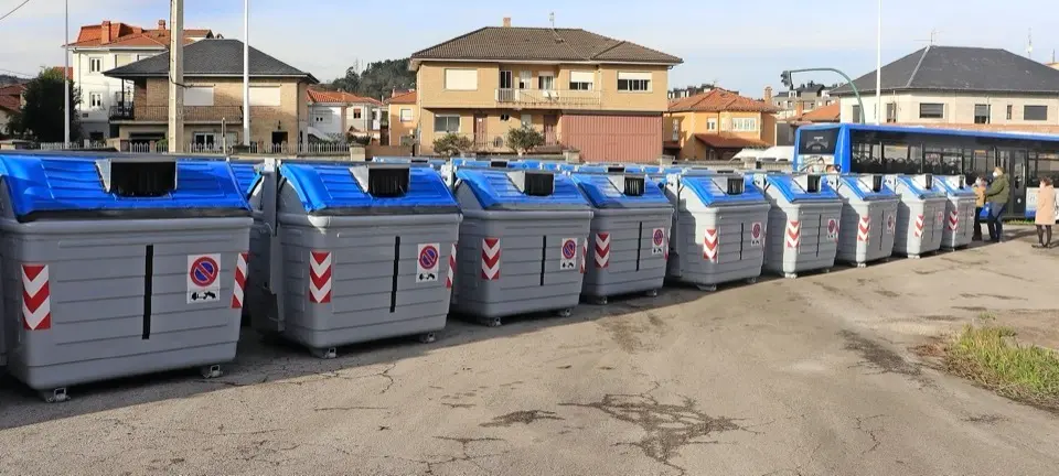 Contenedores que han sido reciclados. / ALERTA