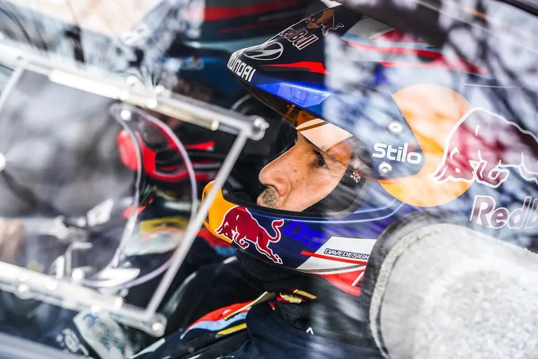 El c&aacute;ntabro Dani Sordo, dentro de su Hyundai en Monza. / @DanielSordo