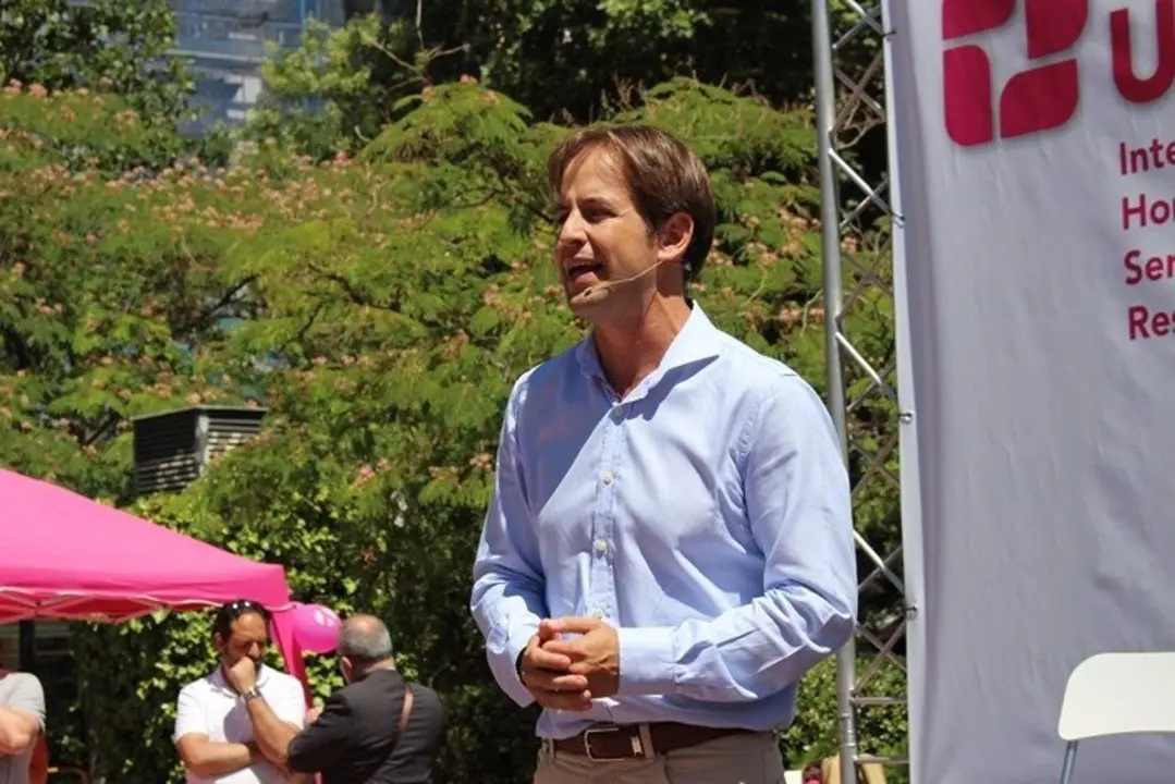 El portavoz nacional de UPyD, Cristiano Brown. / E. PRESS