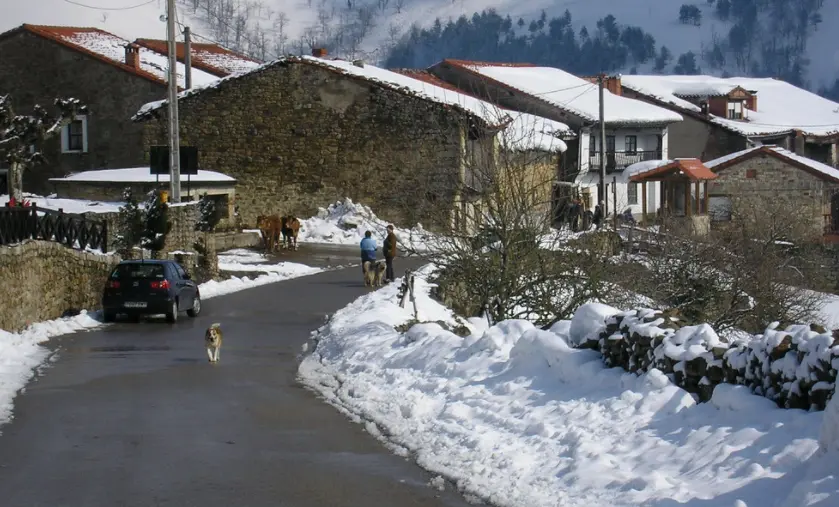 Vista de la poblaci&oacute;n de Los Tojos en Cantabria. / ALERTA