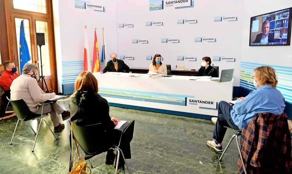 Imagen de la reuni&oacute;n del Patronato de la Fundaci&oacute;n Gerardo Diego. / ALERTA