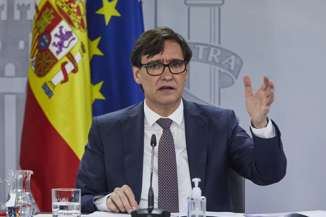 El ministro de Sanidad, Salvador Illa. / E. PRESS