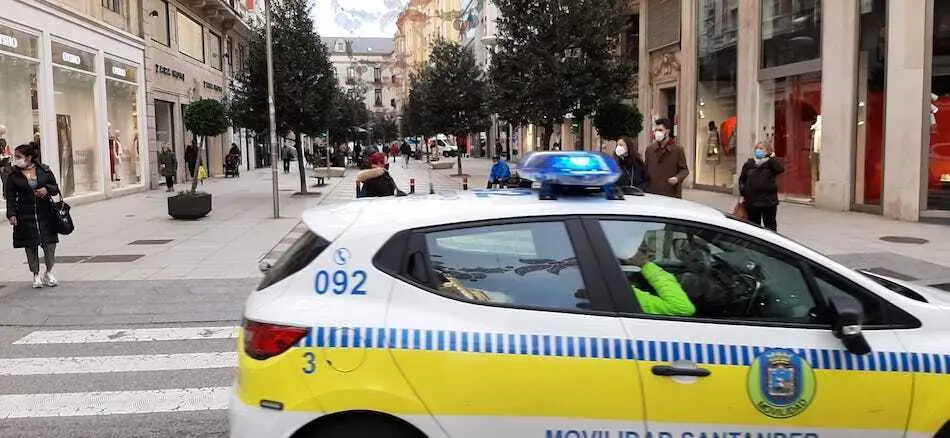 La Polic&iacute;a Local de Santander.