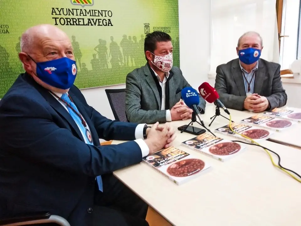 Gabriel Argumosa, Jes&uacute;s S&aacute;nchez y Pedro Arce. / Saja