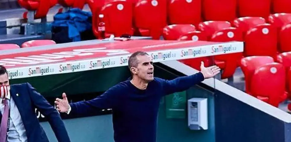 El entrenador del Atletic Gaizka Garitano.