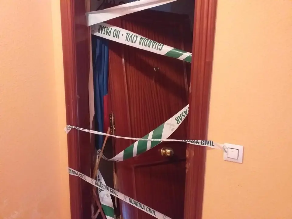 Puerta del domicilio particular donde sucedieron los hechos. / OPC