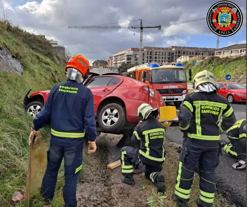 Accidente en la S-20