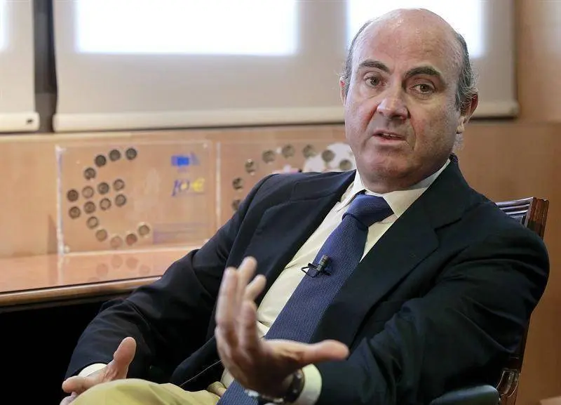El vicepresidente del Banco Central Europeo (BCE), Luis de Guindos. EFE/EPA/SEAN GALLUP / Archivo