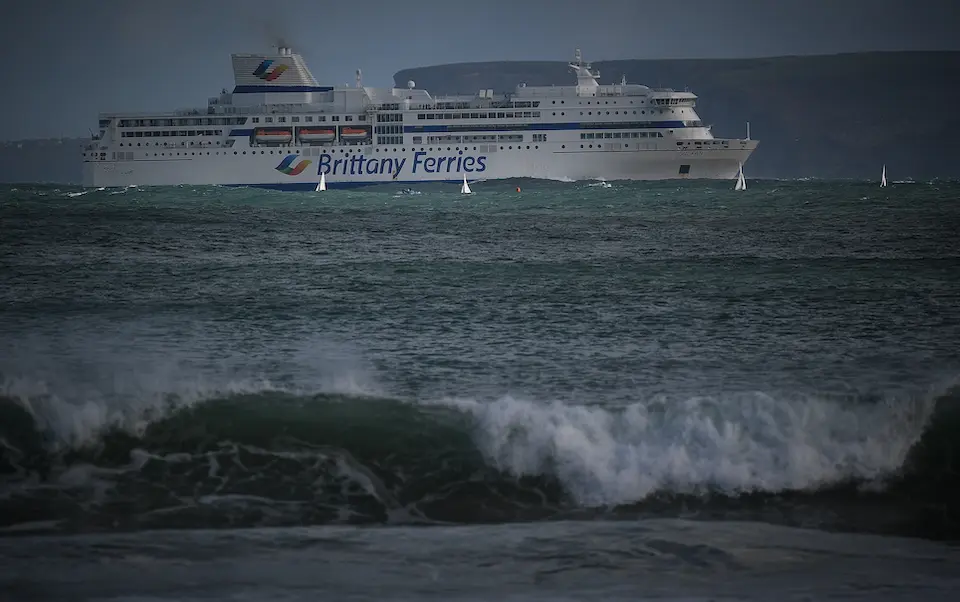Buque de la compa&ntilde;&iacute;a Brittany Ferries.