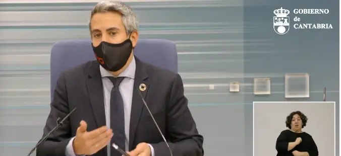 El vicepresidente Pablo Zuloaga en rueda de prensa. / ALERTA