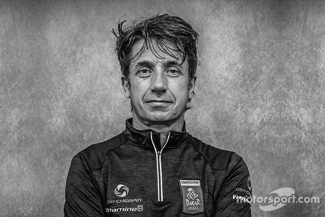 El piloto de motos franc&eacute;s Pierre Cherpin.