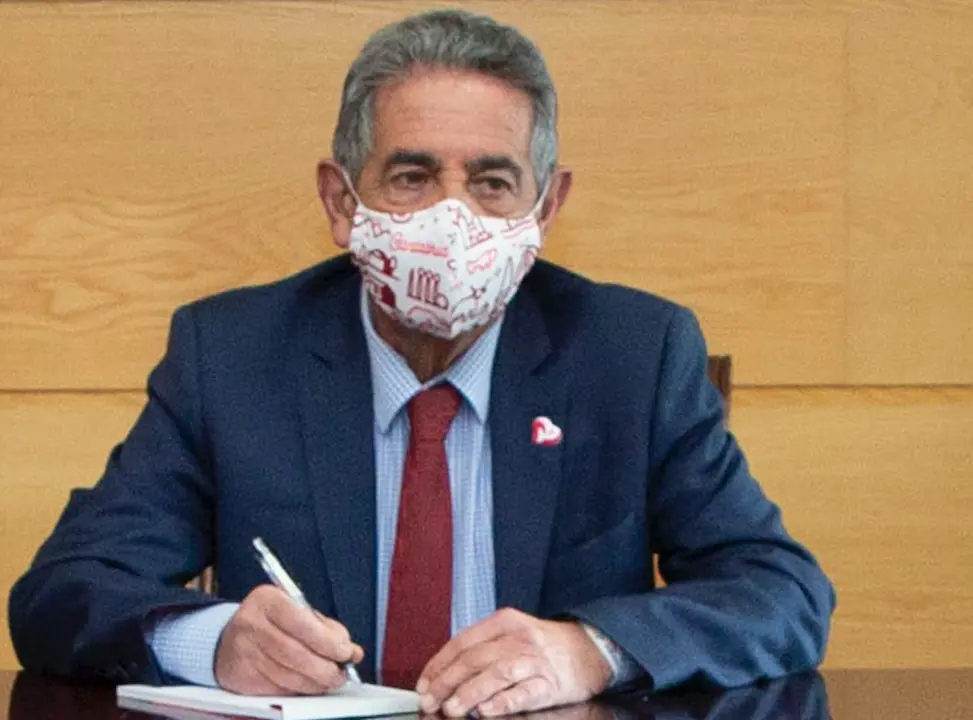 El presidente de Cantabria, Miguel &Aacute;ngel Revilla.