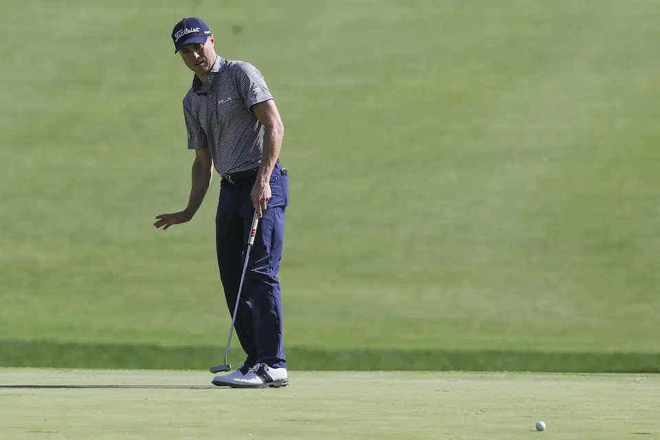 Justin Thomas. / E. PRESS