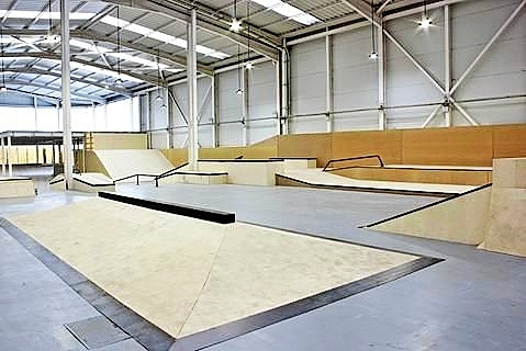 Vista general del Skate Park Cubierto.