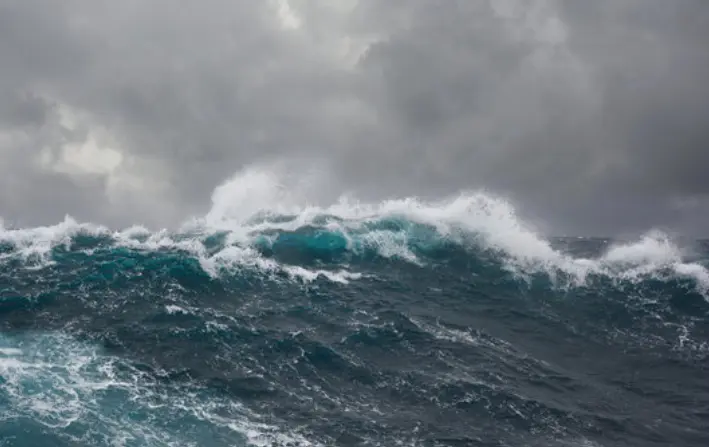 olas viento temporal