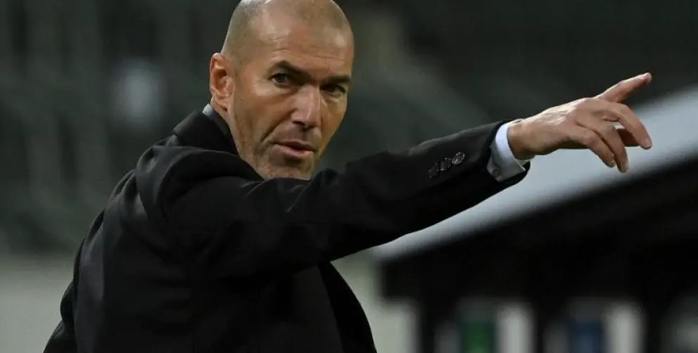 El entrenador del Real Madrid, Zinedine Zidane.