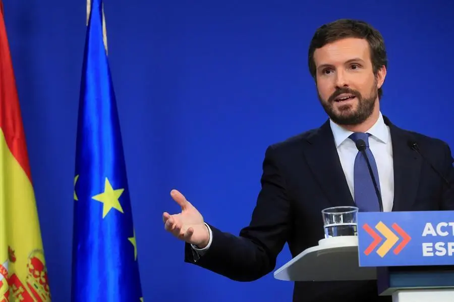 El l&iacute;der del Partido Popular, Pablo Casado. EFE/Fernando Alvarado/Archivo
