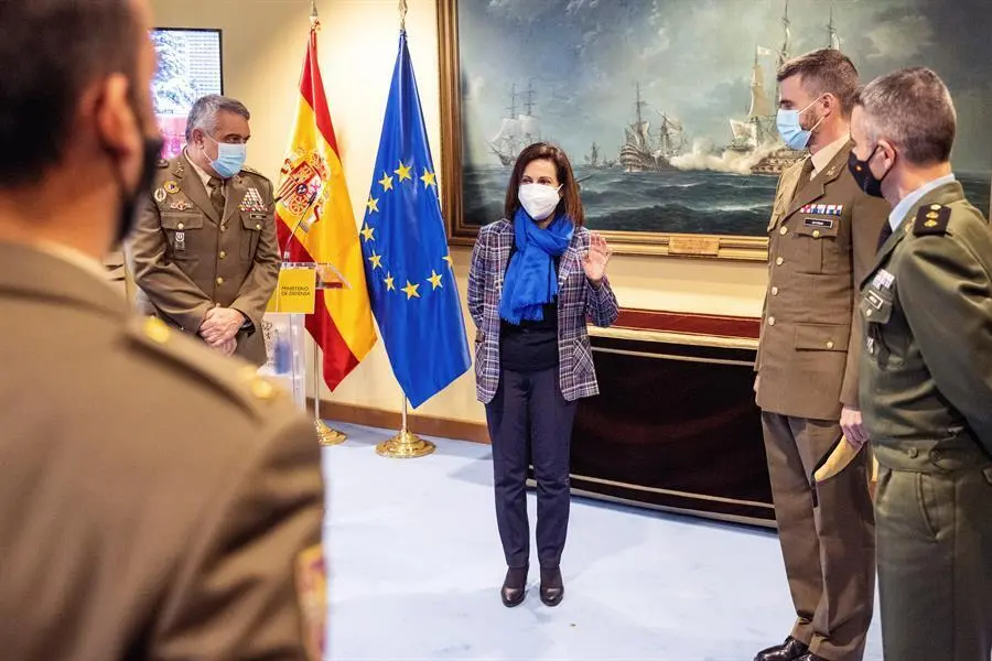 La ministra de Defensa, Margarita Robles. EFE/ Rodrigo Jim&eacute;nez