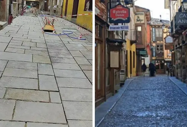 Los vecinos de Potes indignados y enfadados por las obras. @martipiephotograpy