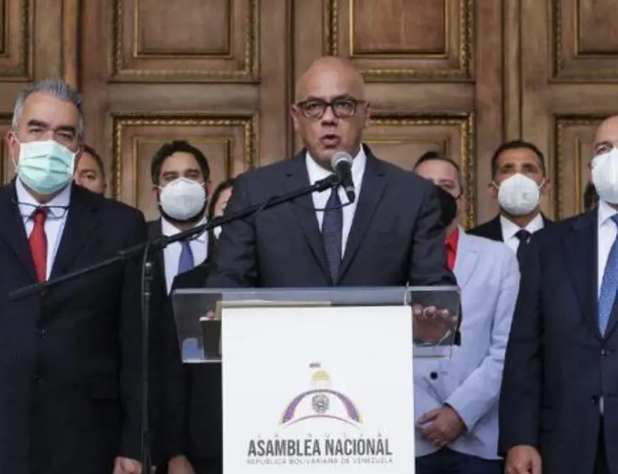 El presidente de la Asamblea Nacional de Venezuela, Jorge Rodr&iacute;guez