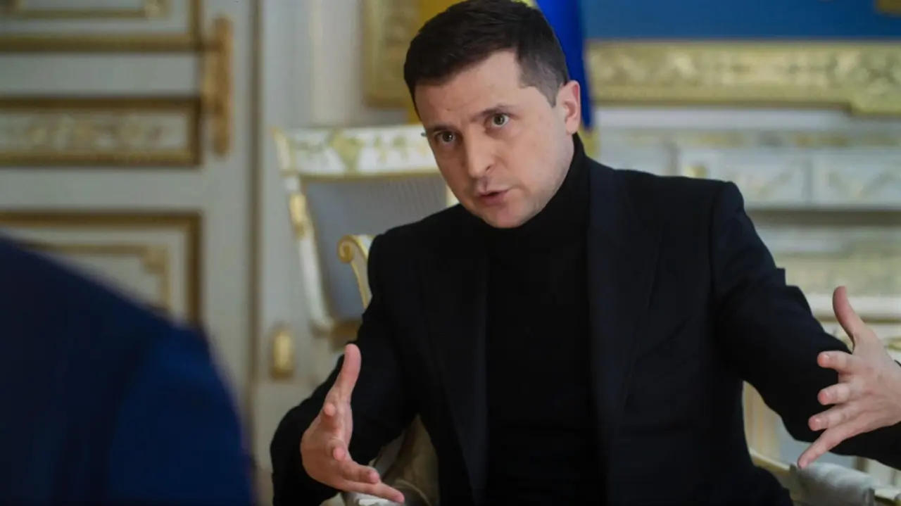 El presidente de Ucrania, Volodimir Zelenski