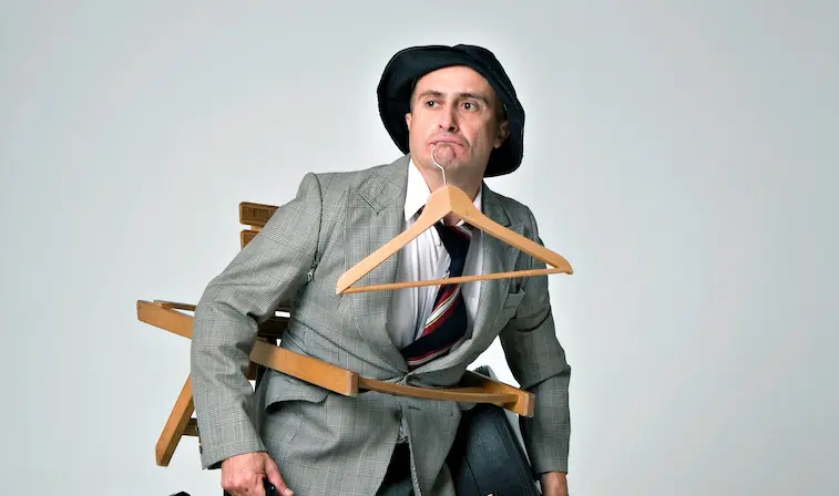 Pepe Viyuela (Haro, 1963) se estrena el pr&oacute;ximo en el Festival de Invierno de Torrelavega dando vida a un humilde payaso que reflexiona sobre la cotidiano para insuflar al espectador la clara idea de que el humor "es un salvavidas que alivia y ayuda a que salgamos reforzados de las crisis". EFE/Chao Management
