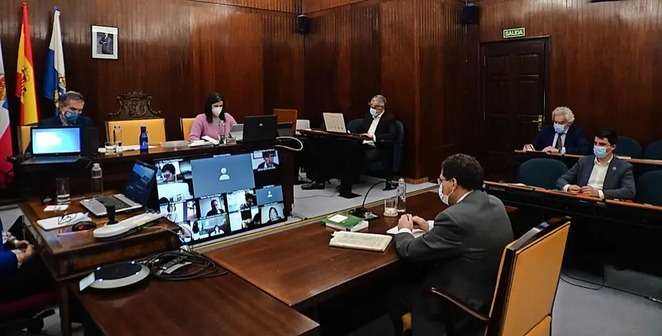 Imagen del debate sobre el estado de la ciudad celebrado ayer. / Hardy