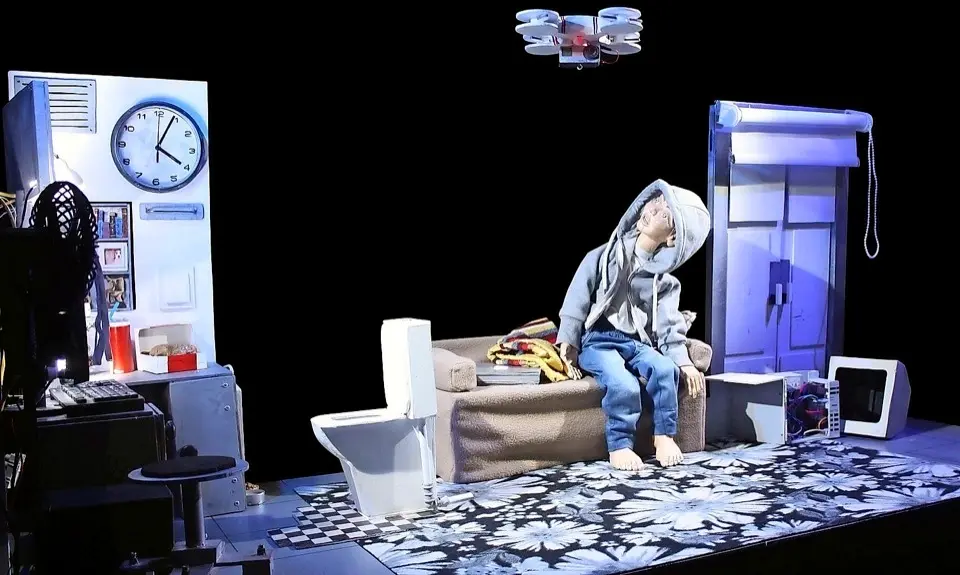 Imagen de la obra &lsquo;Error 404&rsquo;, de la compa&ntilde;&iacute;a &lsquo;&Aacute;ngeles de trapo&rsquo;. / ALERTA