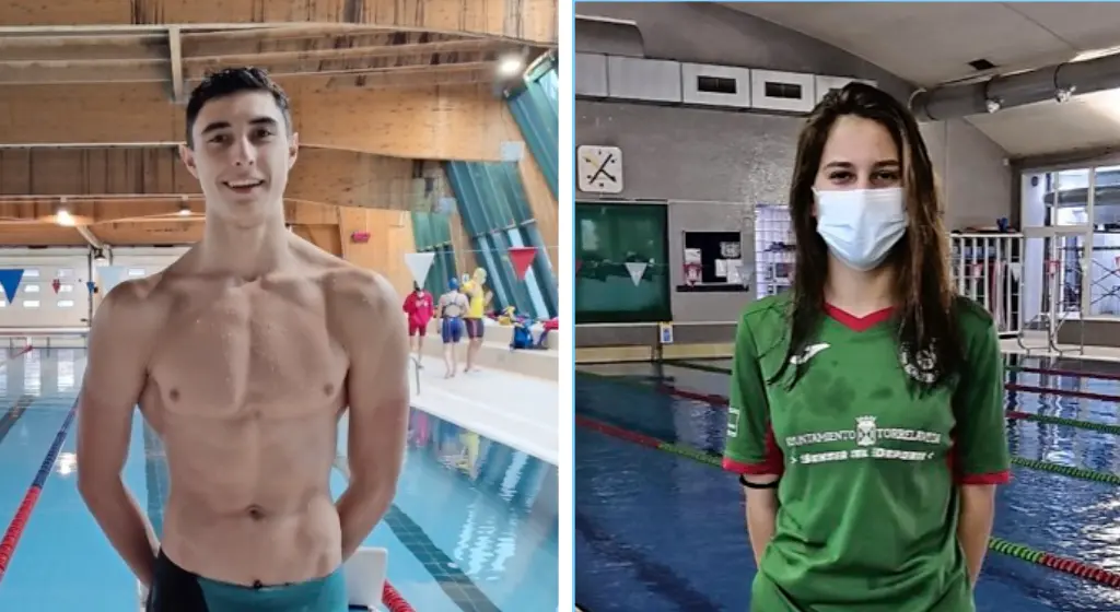 Joaqu&iacute;n Pardo consigui&oacute; dos nuevos r&eacute;cords absolutos en las pruebas de 100 y 200 libre. Elia D&iacute;az bati&oacute; de nuevo la plusmarca regional de 50 metros espalda. / FCN